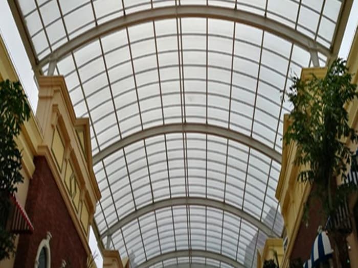 渭南屋面网架顶棚吊装方案