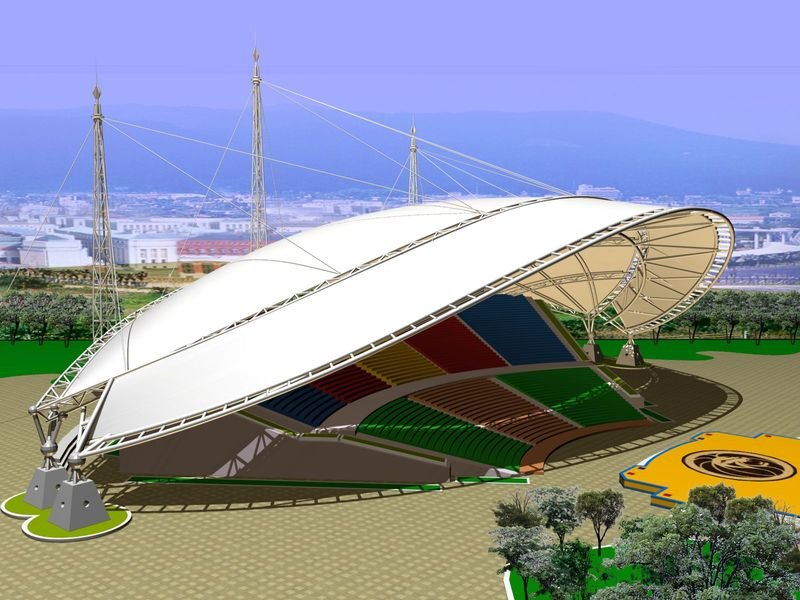 渭南体育场膜结构